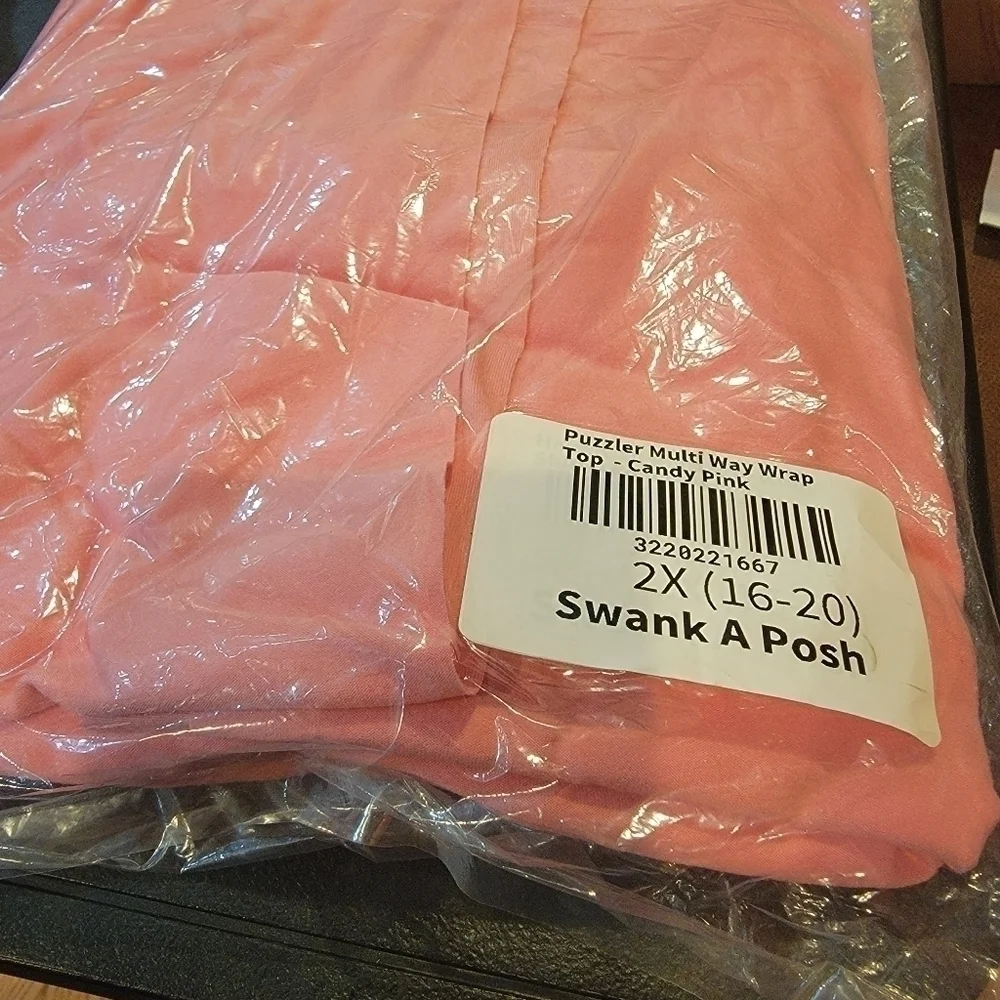 Puzzler Multi Way Wrap Top *Candy Pink* NEW!!Sexy!! - Picture 4 of 5